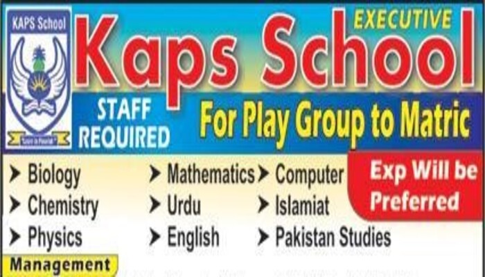 Kaps School Jobs In Faisalabad 2023 1