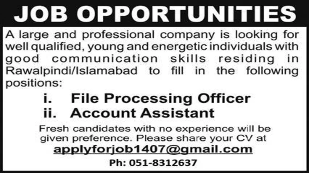 Latest Professional Company Jobs In Islamabad March 2023