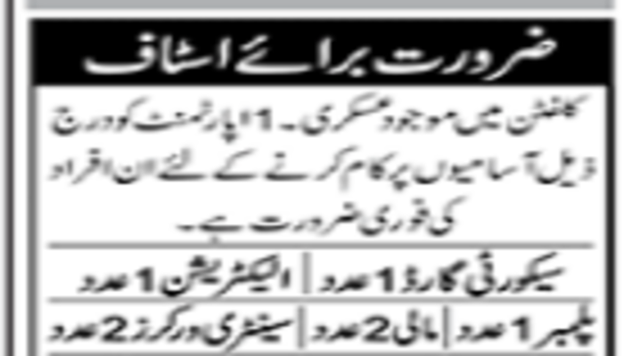 Urgent New Jobs In Karachi 2023 1
