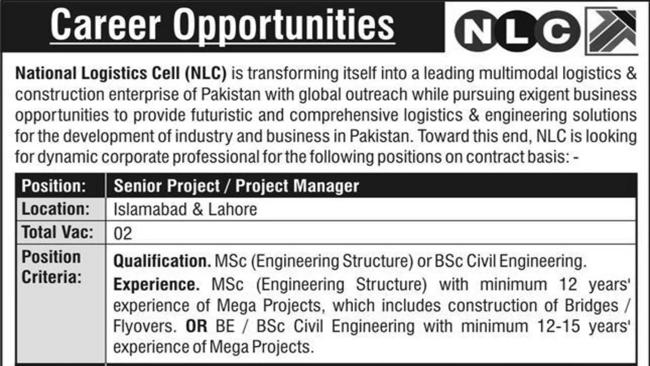 National Logistics Cell Jobs In Pakistan 2023